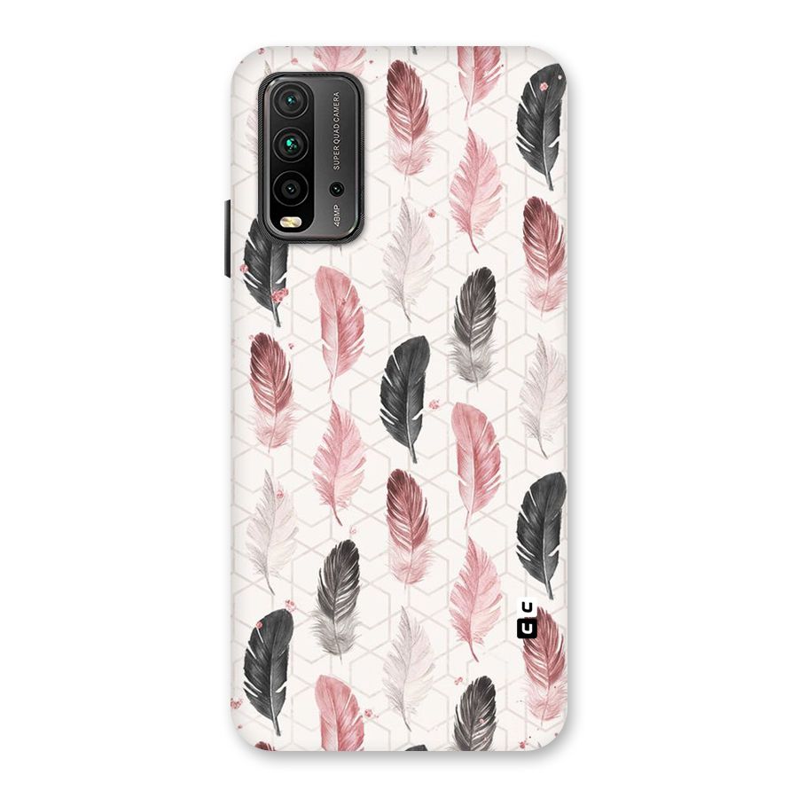 Feather Line Pattern Back Case for Redmi 9 Power
