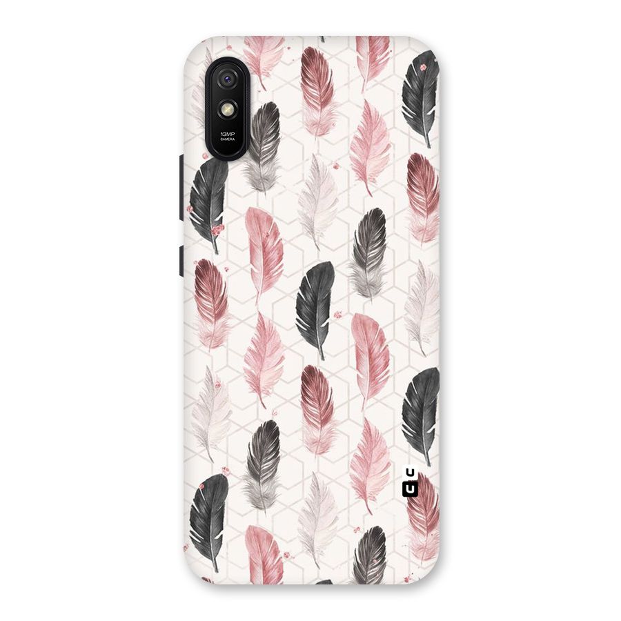 Feather Line Pattern Back Case for Redmi 9i