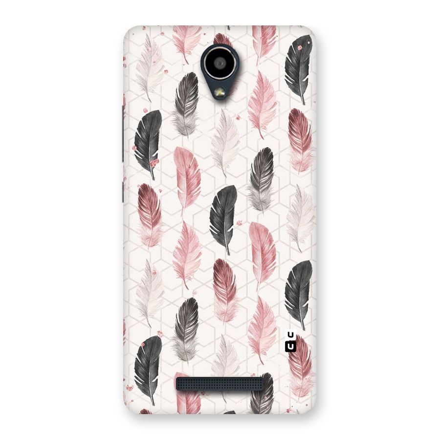 Feather Line Pattern Back Case for Redmi Note 2