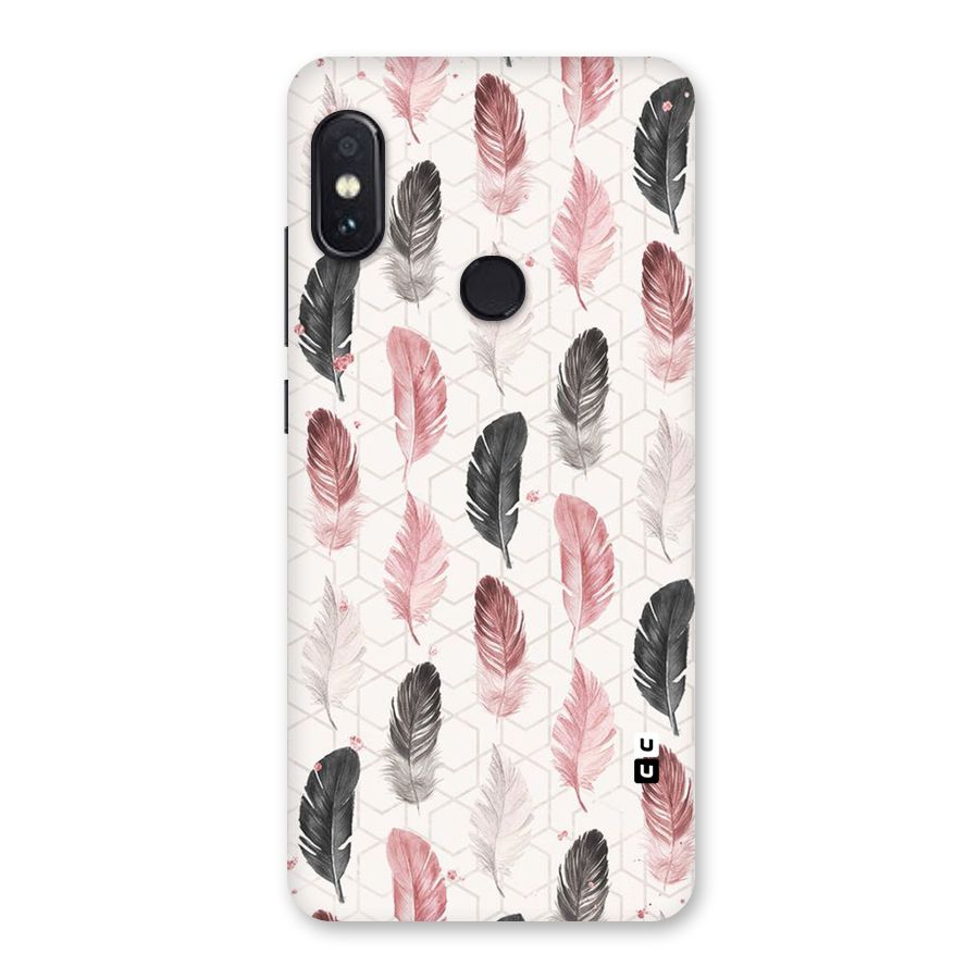 Feather Line Pattern Back Case for Redmi Note 5 Pro