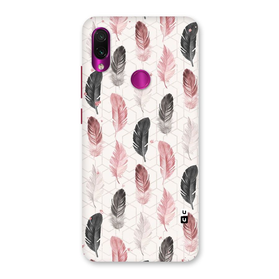 Feather Line Pattern Back Case for Redmi Note 7 Pro