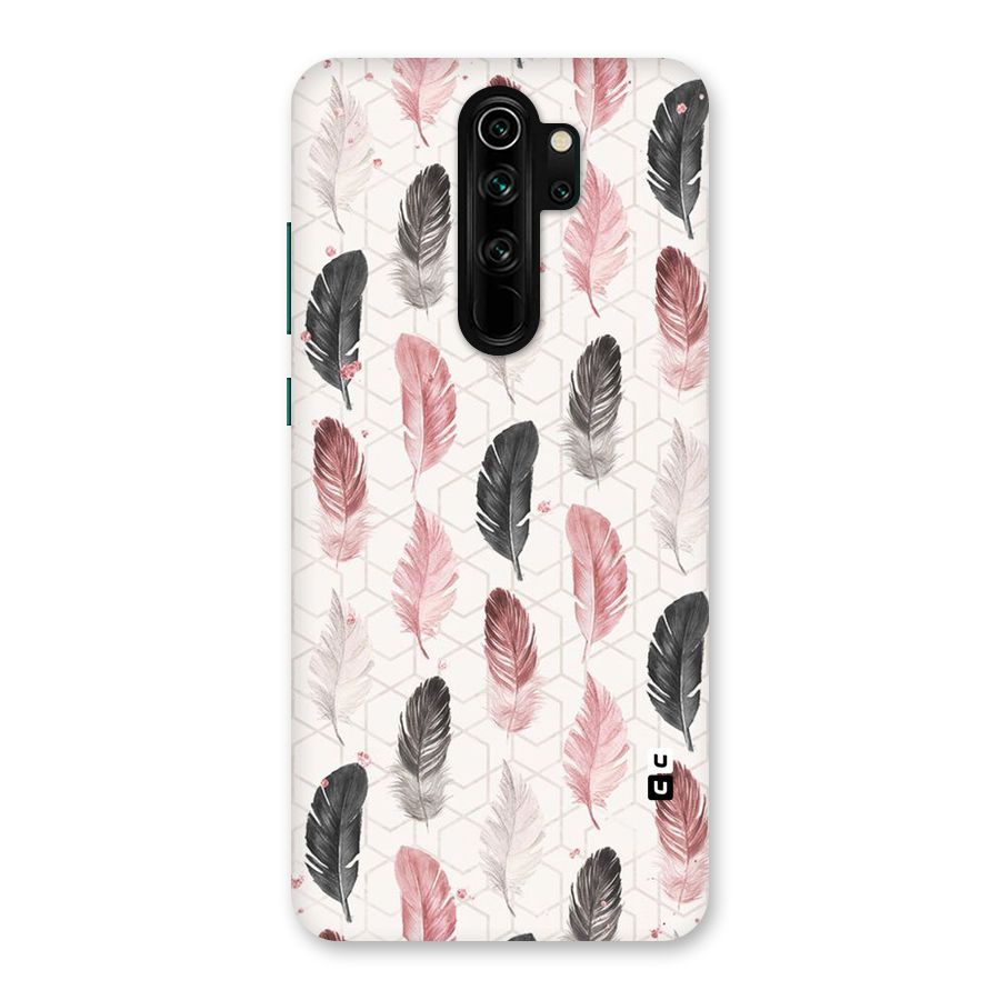 Feather Line Pattern Back Case for Redmi Note 8 Pro