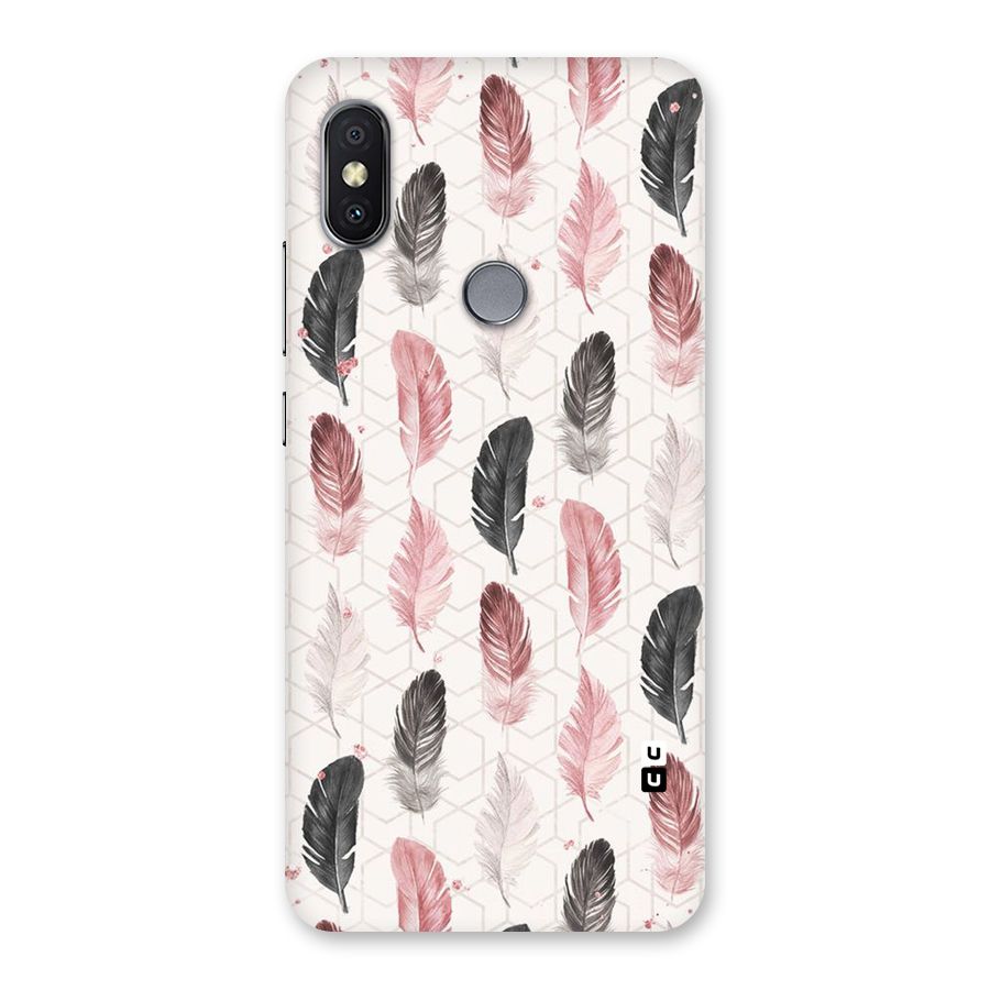 Feather Line Pattern Back Case for Redmi Y2