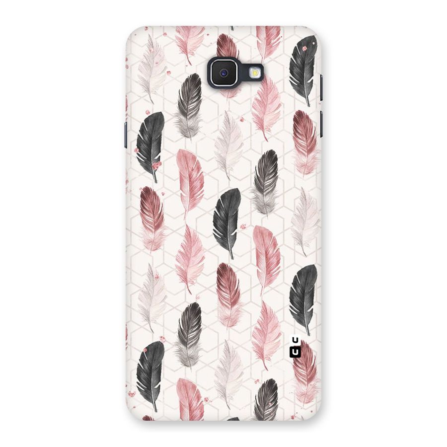 Feather Line Pattern Back Case for Samsung Galaxy J7 Prime