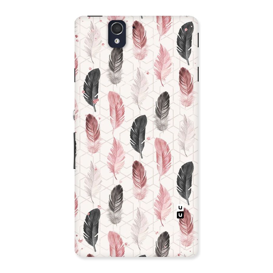 Feather Line Pattern Back Case for Sony Xperia Z