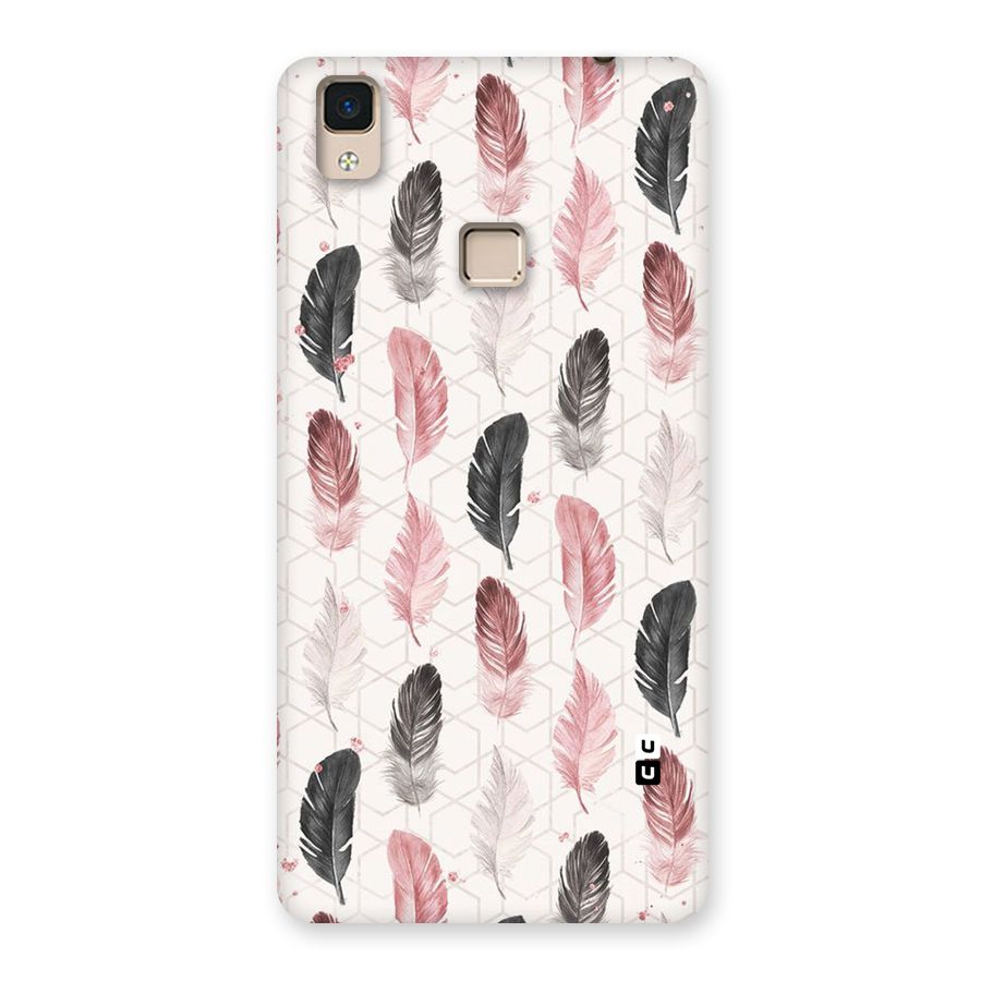 Feather Line Pattern Back Case for V3 Max