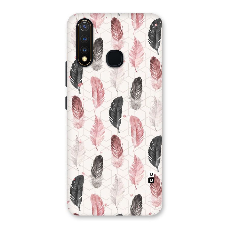 Feather Line Pattern Back Case for Vivo U20