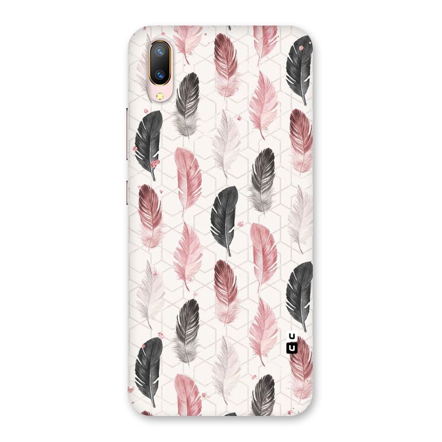 Feather Line Pattern Back Case for Vivo V11 Pro