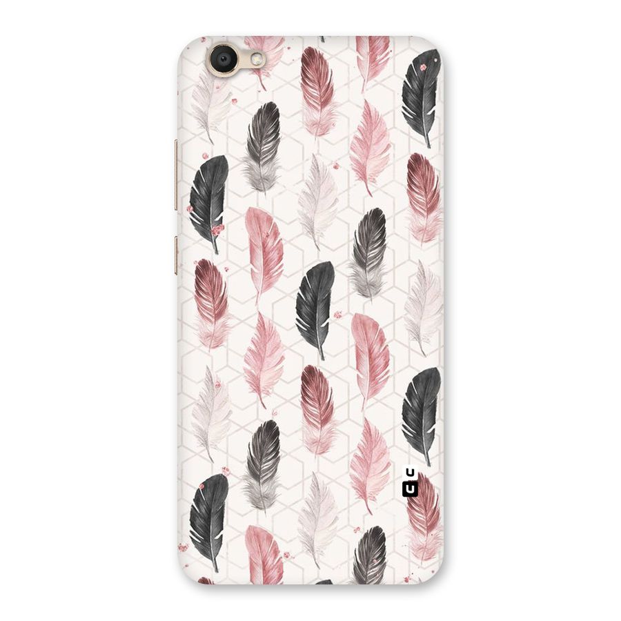 Feather Line Pattern Back Case for Vivo V5