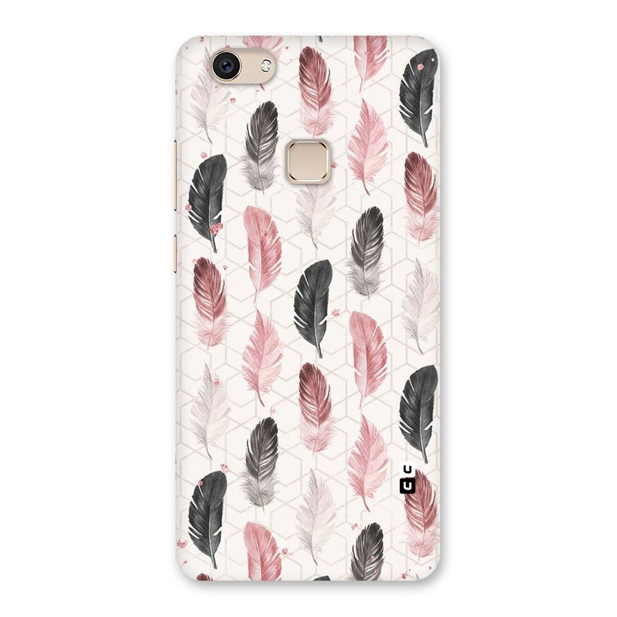 Feather Line Pattern Back Case for Vivo V7