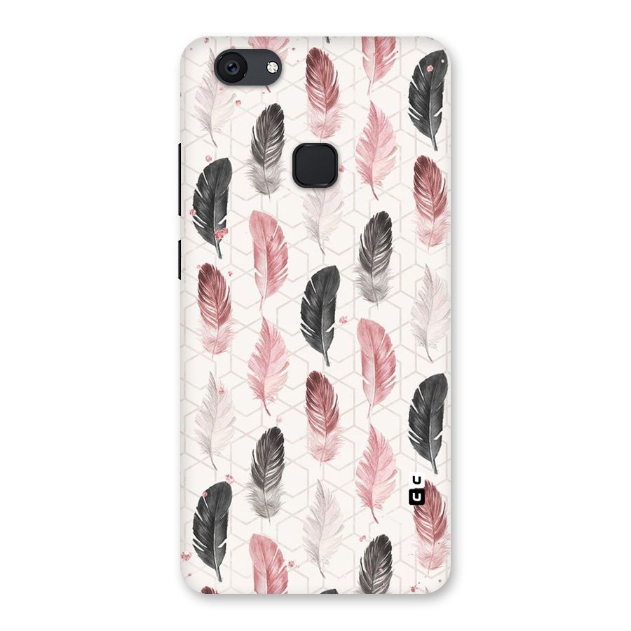 Feather Line Pattern Back Case for Vivo V7 Plus