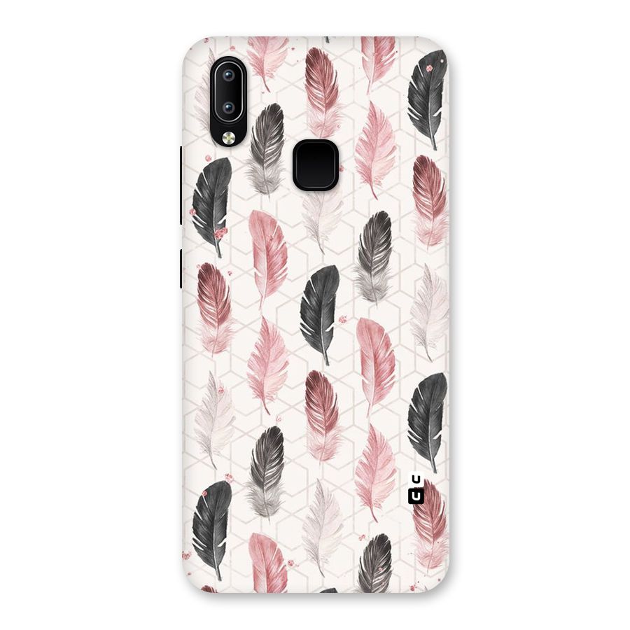 Feather Line Pattern Back Case for Vivo Y93