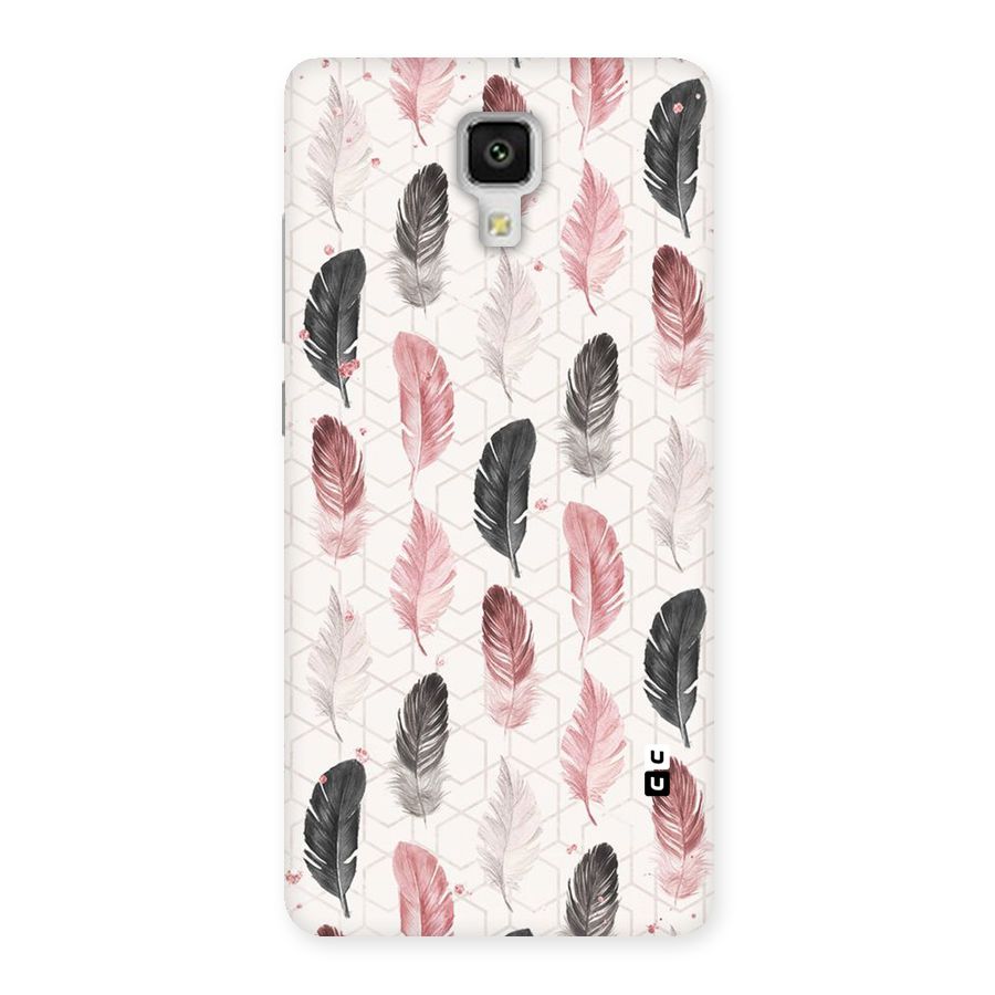 Feather Line Pattern Back Case for Xiaomi Mi 4