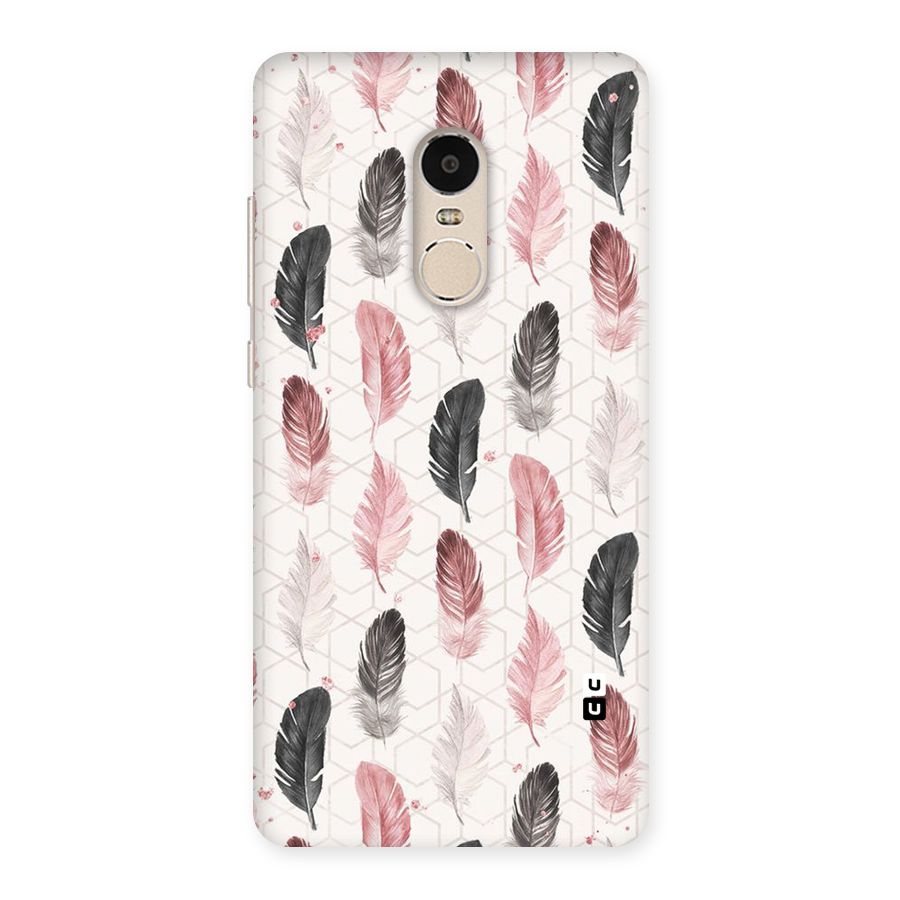 Feather Line Pattern Back Case for Xiaomi Redmi Note 4