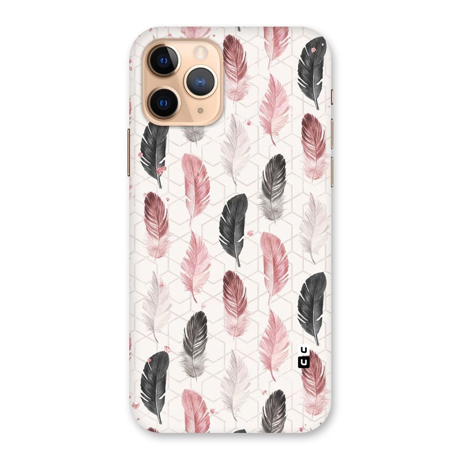 Feather Line Pattern Back Case for iPhone 11 Pro