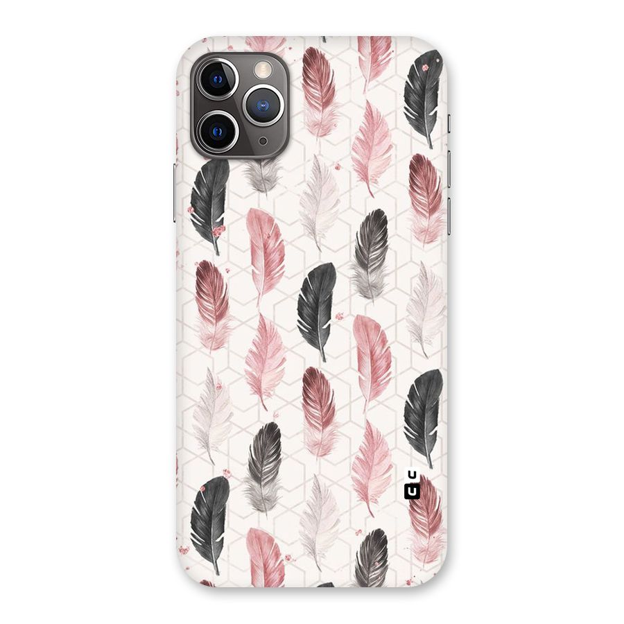 Feather Line Pattern Back Case for iPhone 11 Pro Max