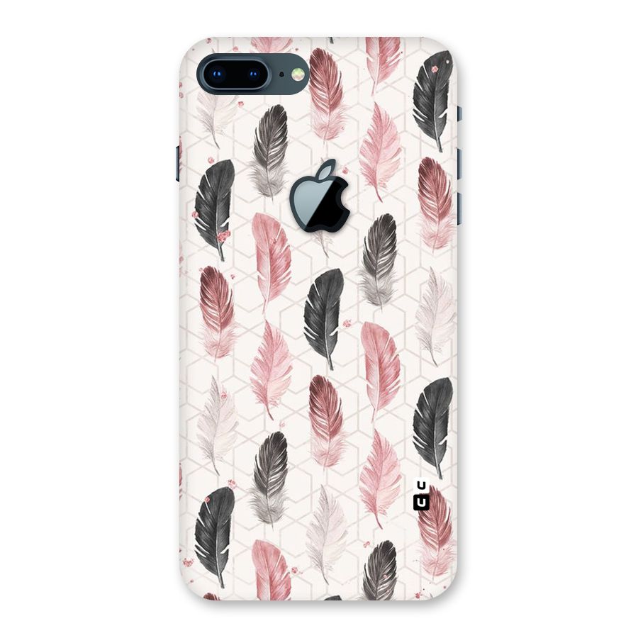 Feather Line Pattern Back Case for iPhone 7 Plus Apple Cut