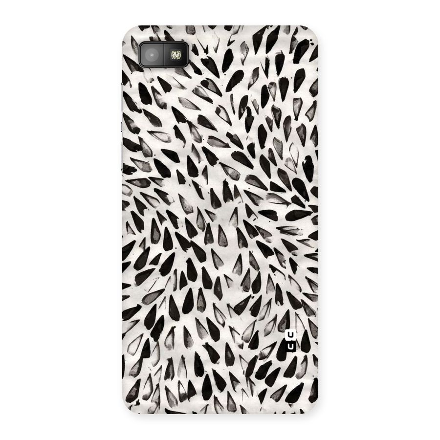 Feather Pattern Colorless Back Case for Blackberry Z10