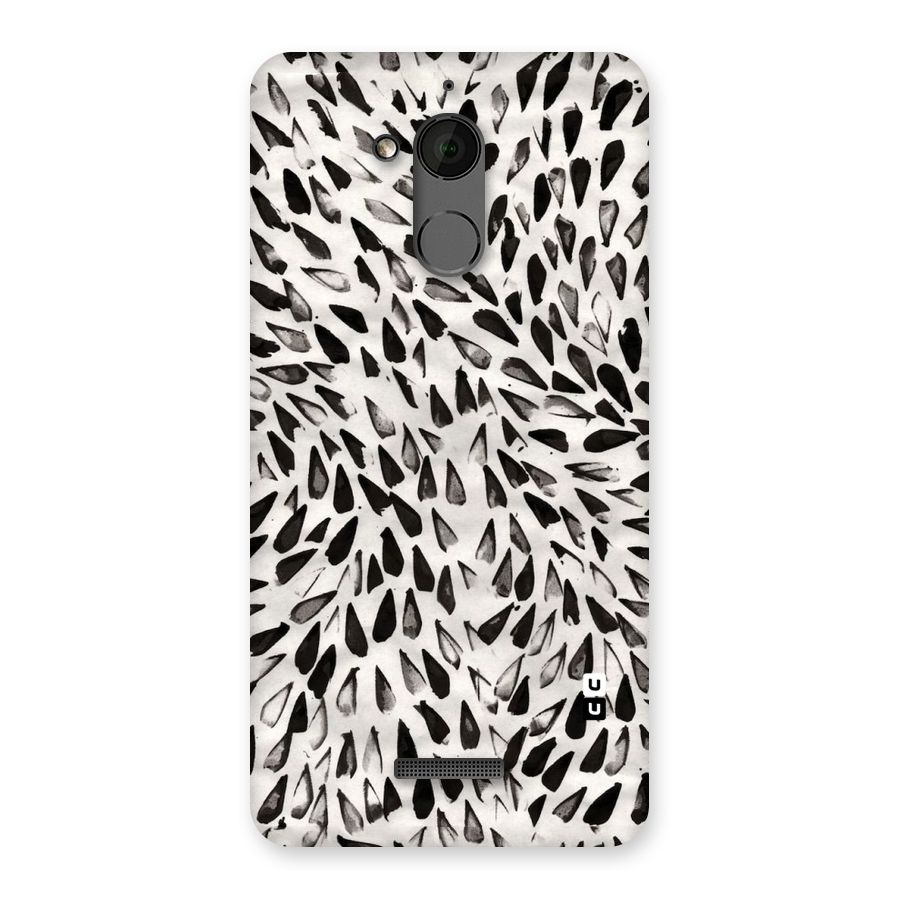 Feather Pattern Colorless Back Case for Coolpad Note 5