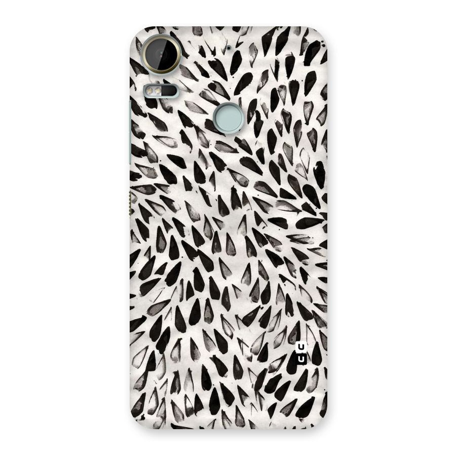 Feather Pattern Colorless Back Case for Desire 10 Pro