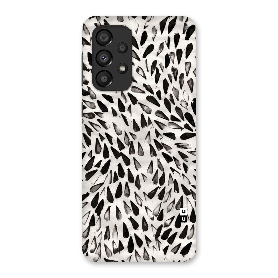 Feather Pattern Colorless Back Case for Galaxy A33 5G
