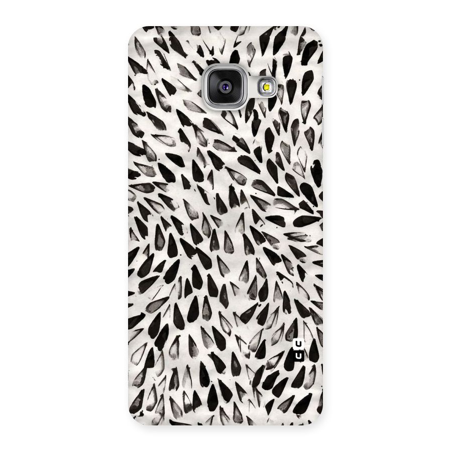 Feather Pattern Colorless Back Case for Galaxy A3 2016