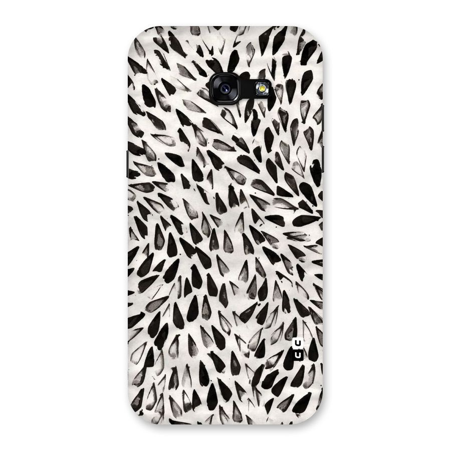 Feather Pattern Colorless Back Case for Galaxy A5 2017