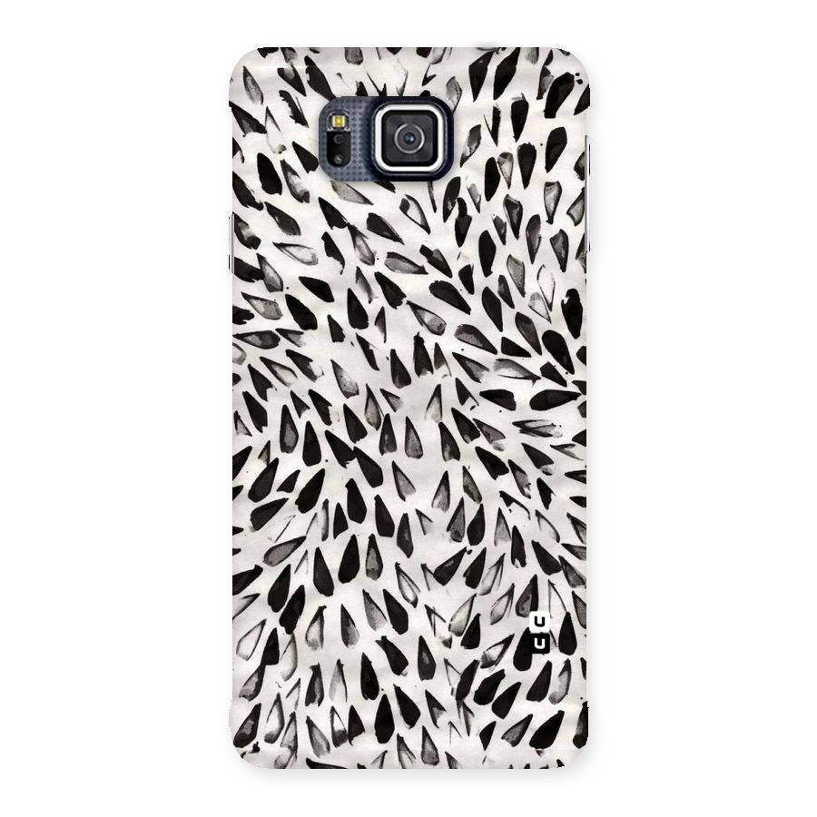Feather Pattern Colorless Back Case for Galaxy Alpha