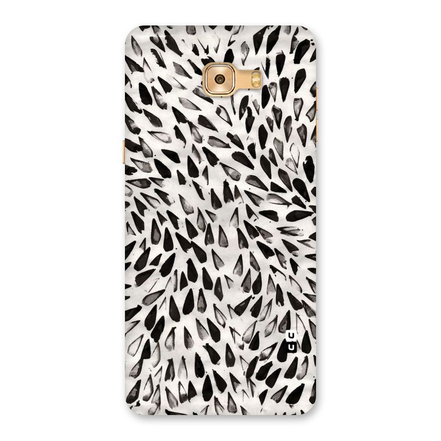Feather Pattern Colorless Back Case for Galaxy C9 Pro