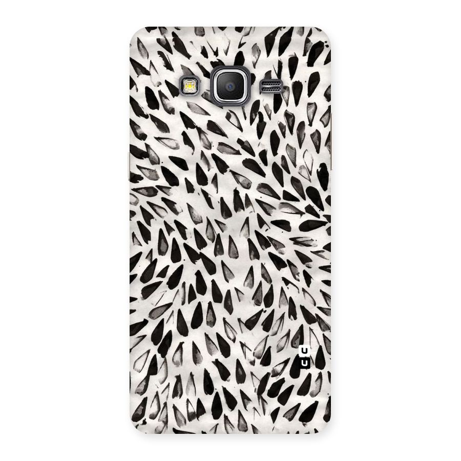 Feather Pattern Colorless Back Case for Galaxy Grand Prime