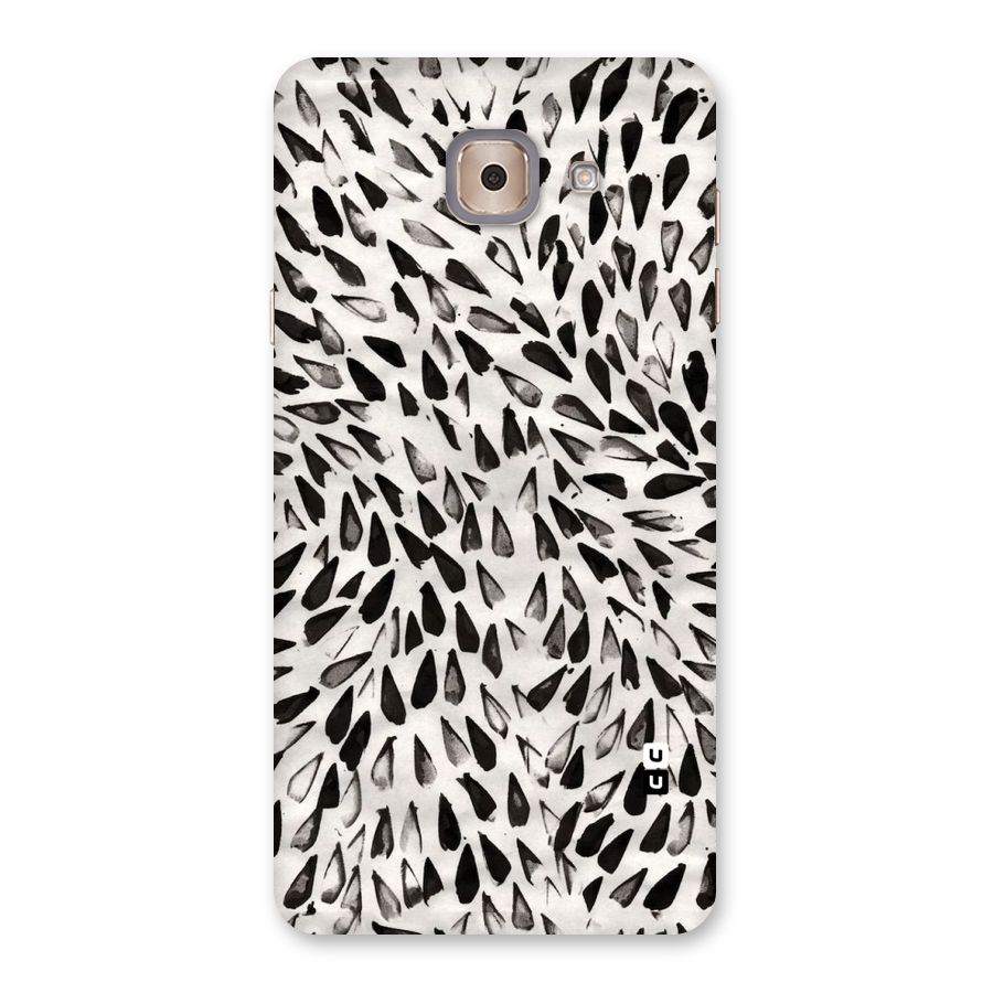 Feather Pattern Colorless Back Case for Galaxy J7 Max