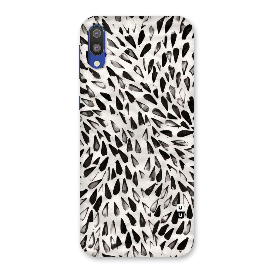 Feather Pattern Colorless Back Case for Galaxy M10
