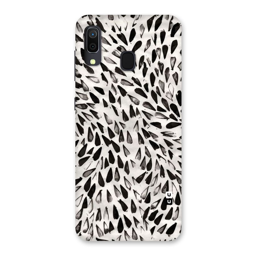 Feather Pattern Colorless Back Case for Galaxy M10s