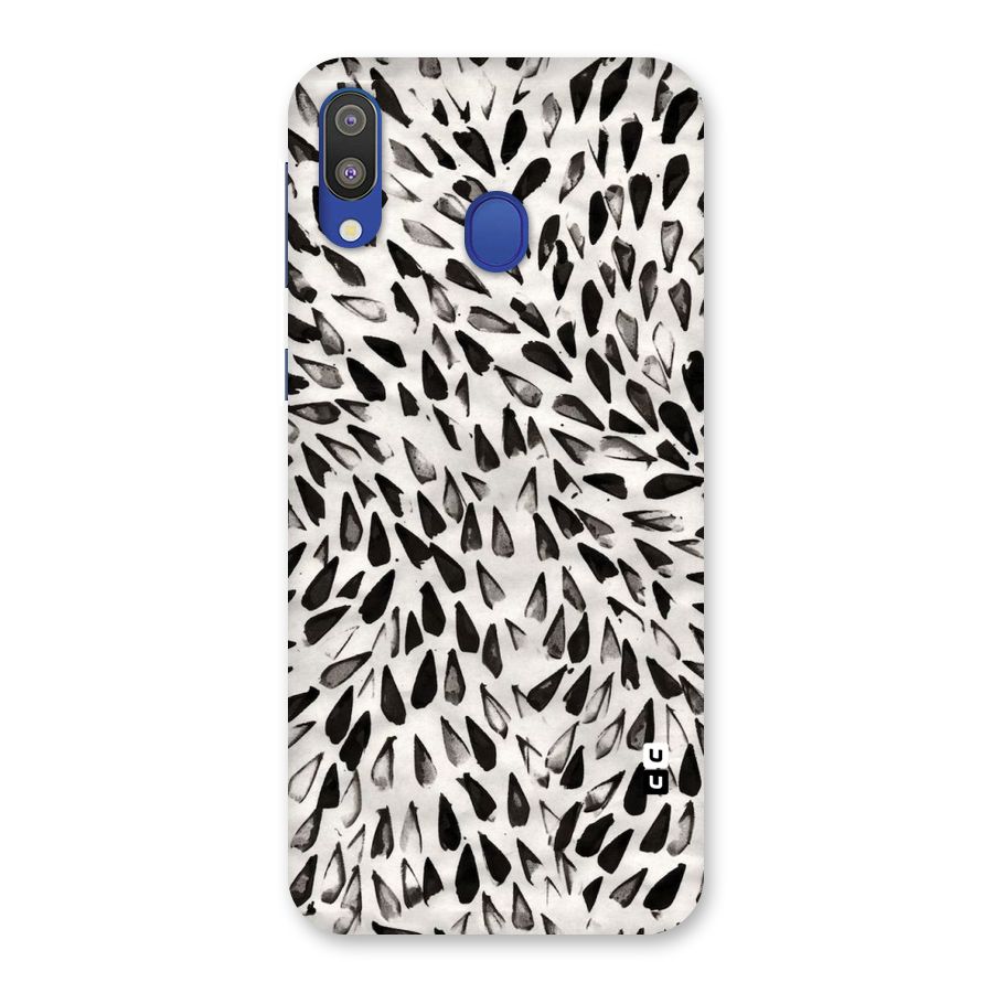Feather Pattern Colorless Back Case for Galaxy M20