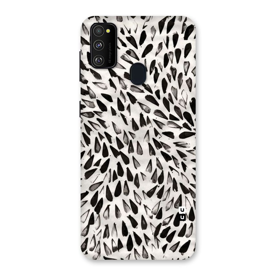 Feather Pattern Colorless Back Case for Galaxy M21