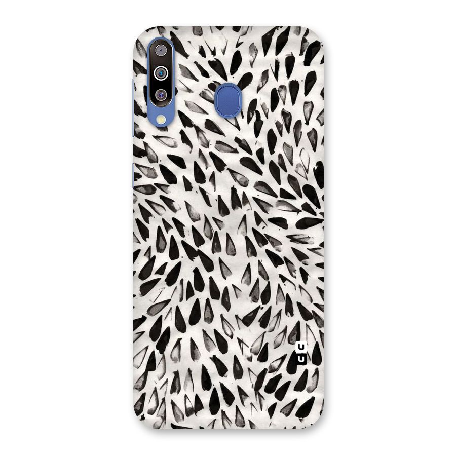 Feather Pattern Colorless Back Case for Galaxy M30