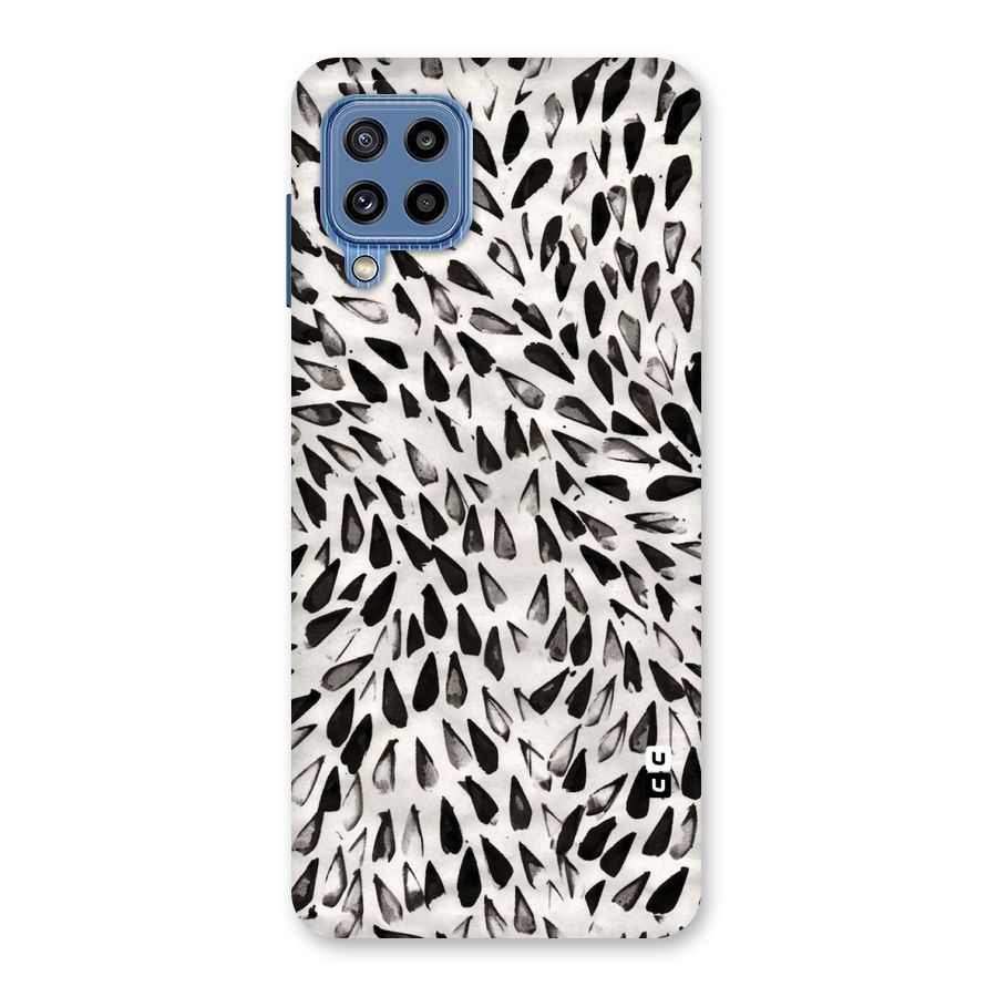Feather Pattern Colorless Back Case for Galaxy M32