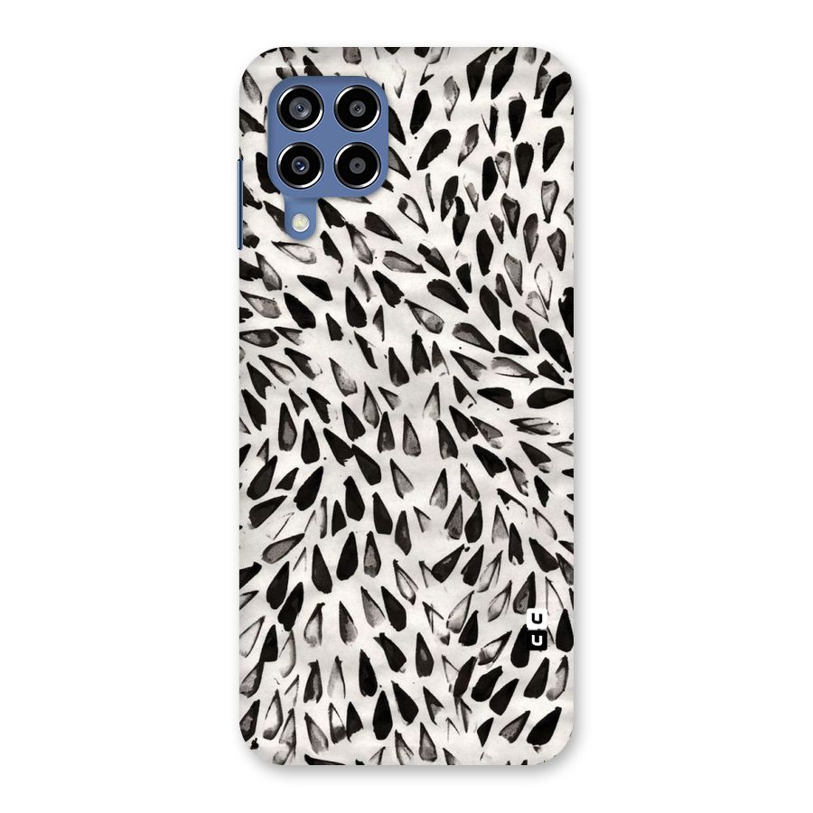 Feather Pattern Colorless Back Case for Galaxy M53 5G