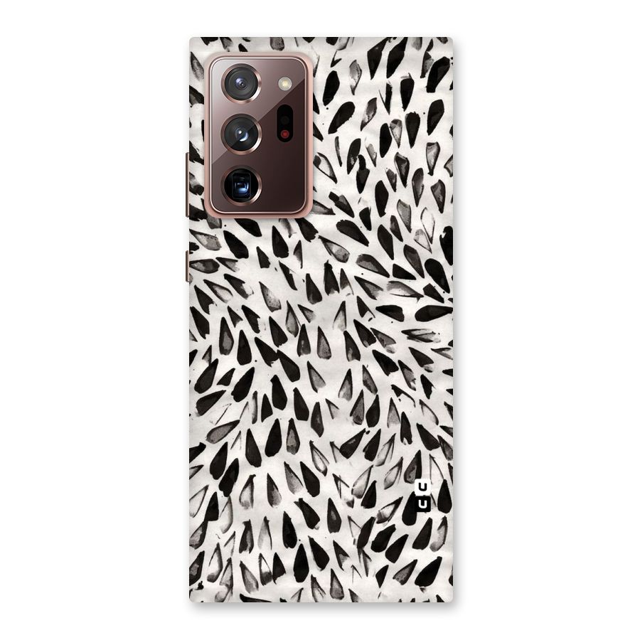 Feather Pattern Colorless Back Case for Galaxy Note 20 Ultra