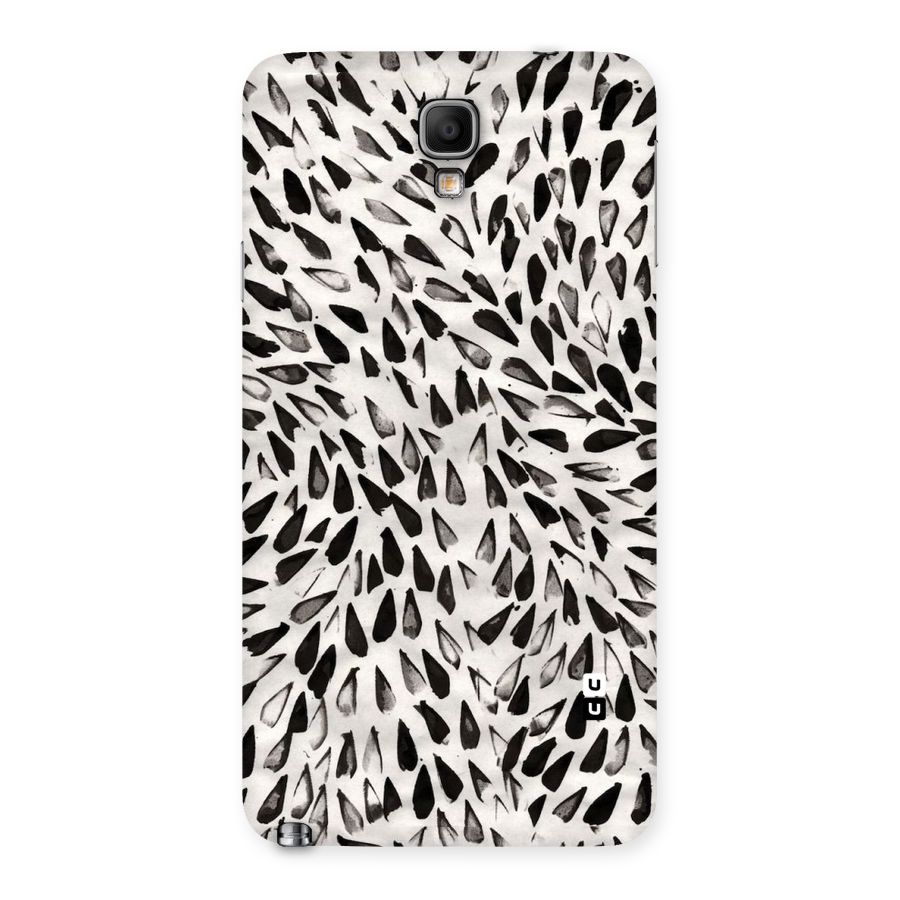 Feather Pattern Colorless Back Case for Galaxy Note 3 Neo
