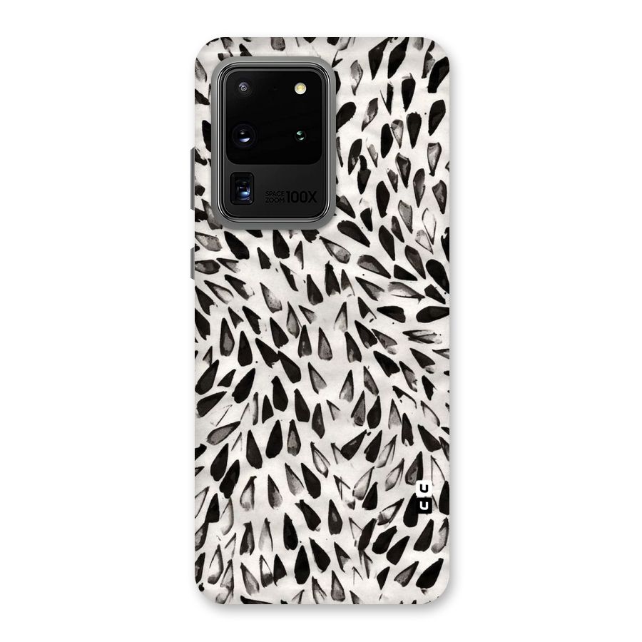 Feather Pattern Colorless Back Case for Galaxy S20 Ultra