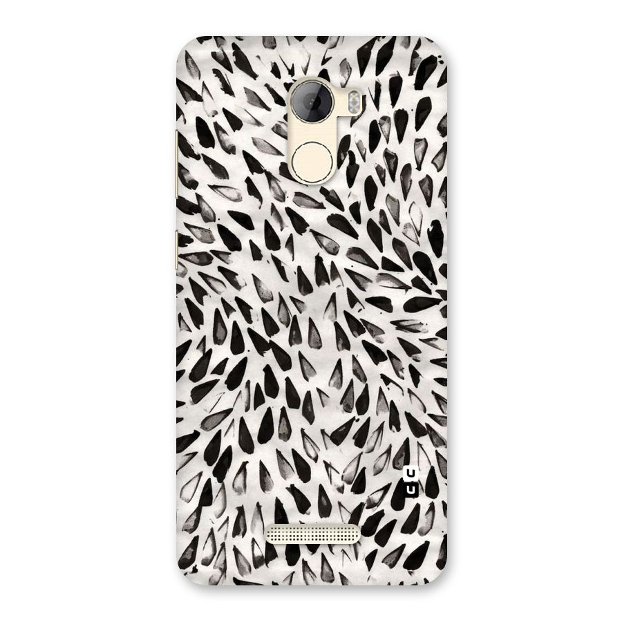 Feather Pattern Colorless Back Case for Gionee A1 LIte