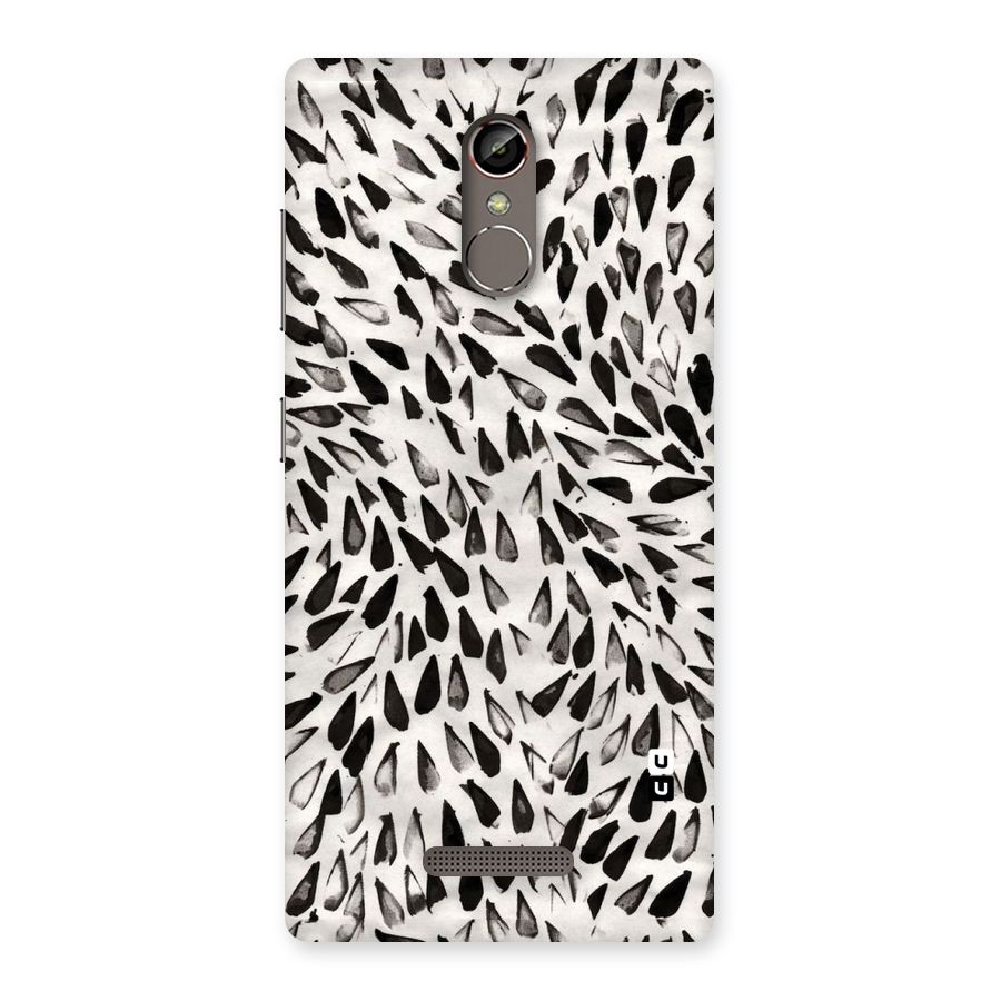 Feather Pattern Colorless Back Case for Gionee S6s
