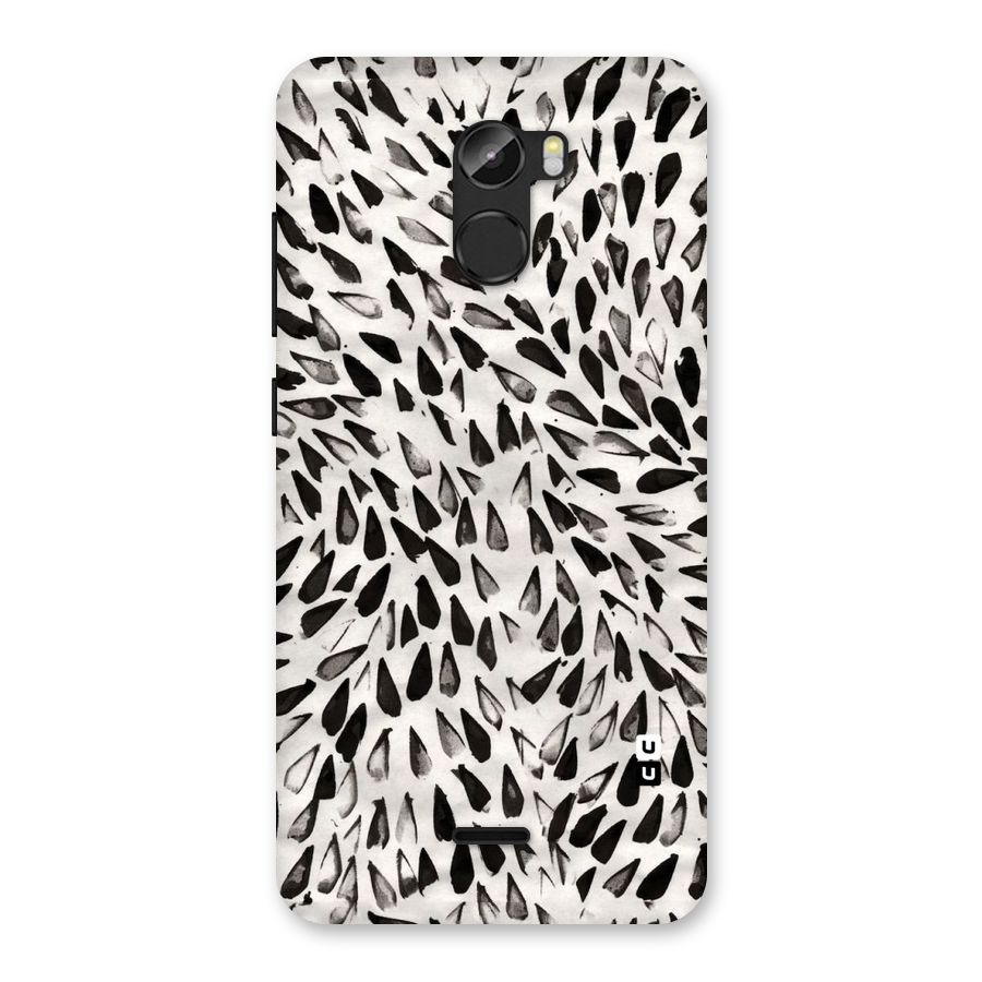 Feather Pattern Colorless Back Case for Gionee X1