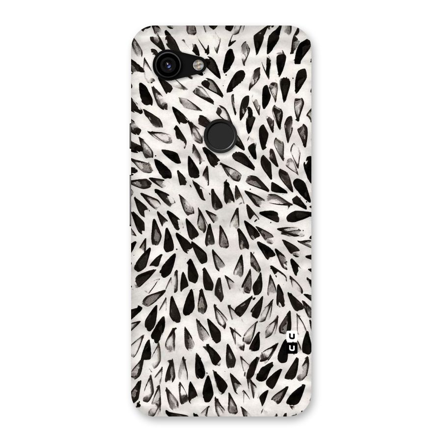 Feather Pattern Colorless Back Case for Google Pixel 3a