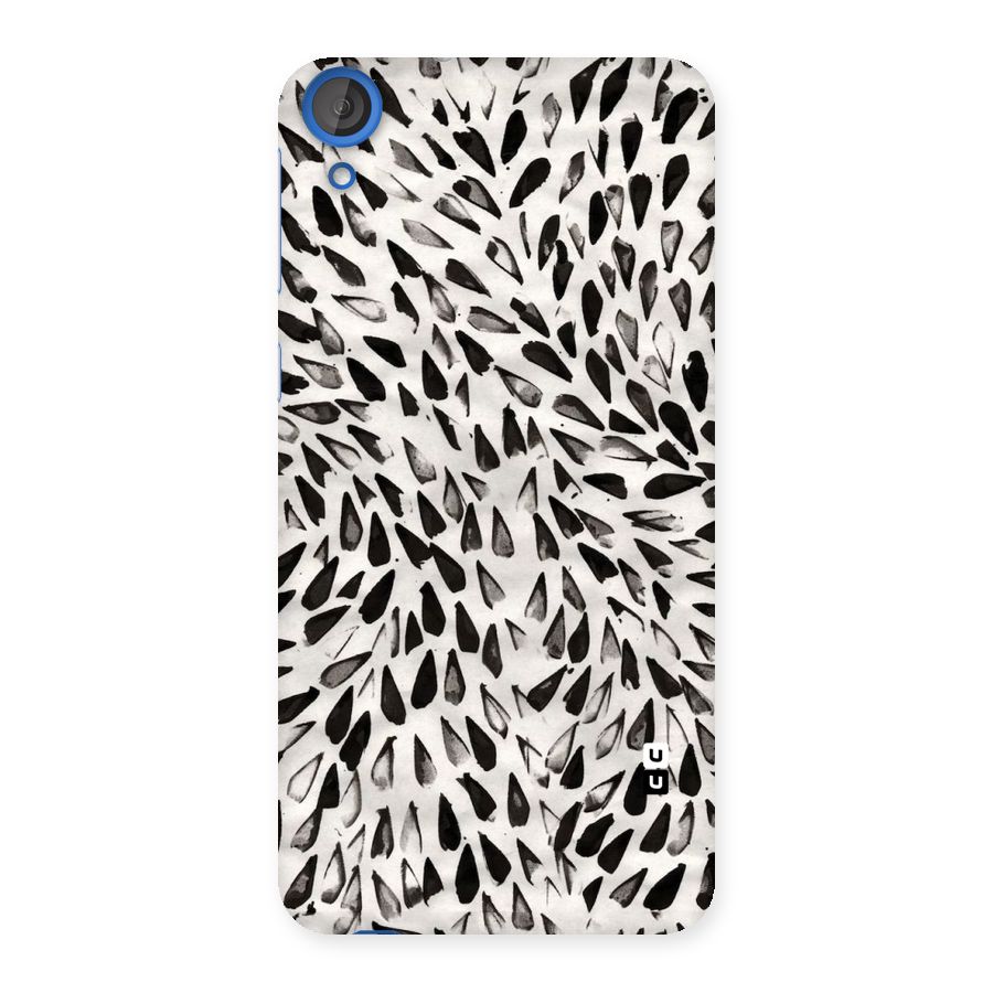 Feather Pattern Colorless Back Case for HTC Desire 820s
