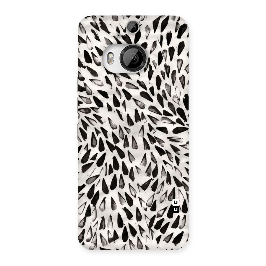 Feather Pattern Colorless Back Case for HTC One M9 Plus