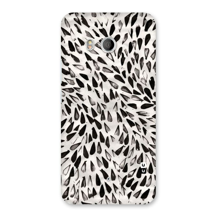 Feather Pattern Colorless Back Case for HTC U11
