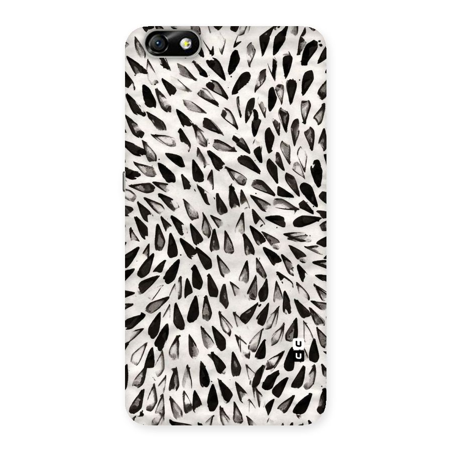 Feather Pattern Colorless Back Case for Honor 4X