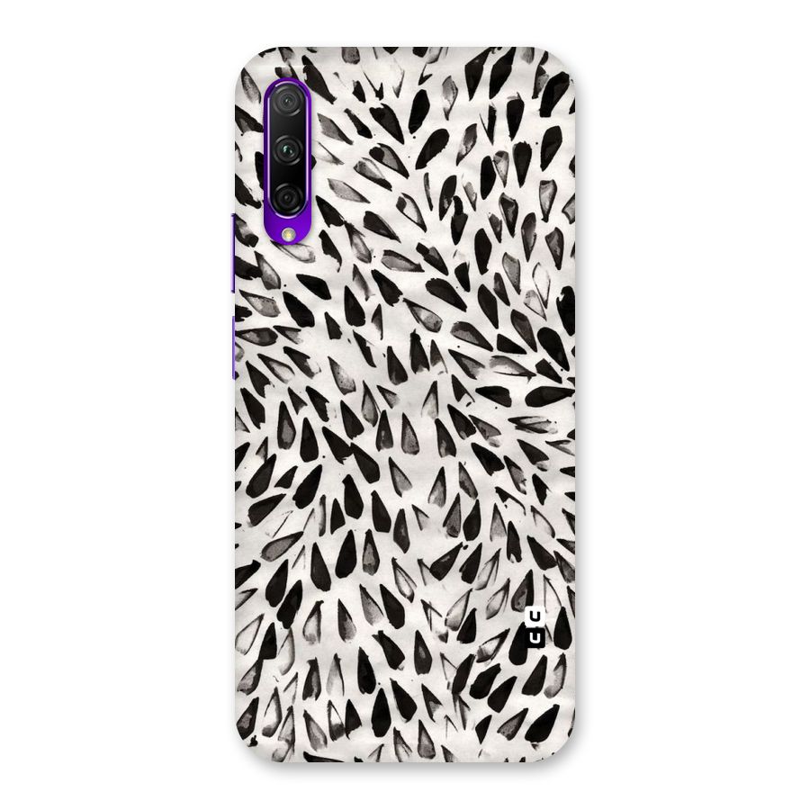 Feather Pattern Colorless Back Case for Honor 9X Pro